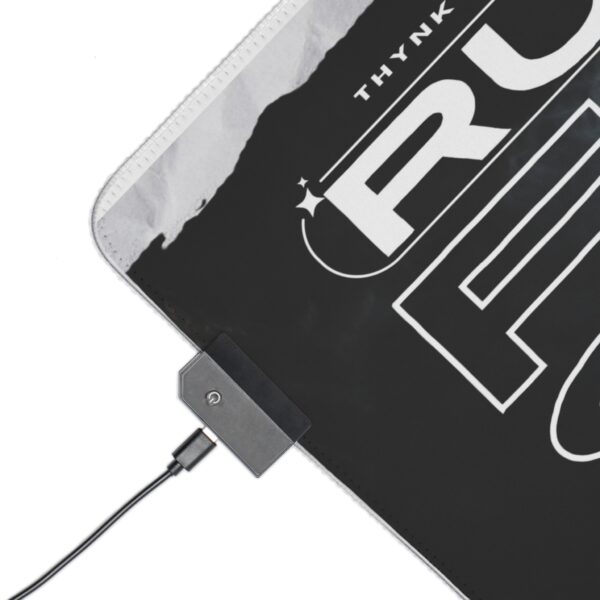 LED Gaming Mouse Pad — Run Fest 2026 RGB Desk Mat for Runners & amp; Gamers