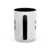 God Is My Strength Accent Coffee Mug — Inspirational Christian Faith Gift (11/15 oz)