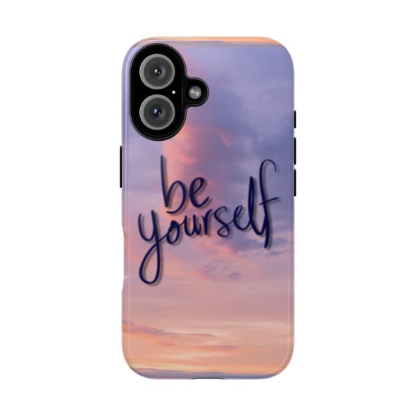 18157333163525288576_2048.jpeg Be Yourself Sunset Phone Case — Protective Tough iPhone Cover