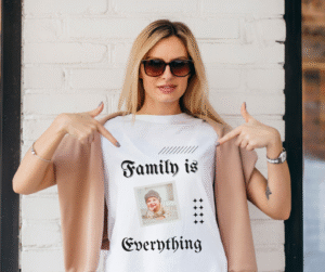 Family Is Everything Tee — Personalized Photo Memorial T-Shirt
