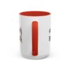 God Is My Strength Accent Coffee Mug — Inspirational Christian Faith Gift (11/15 oz)