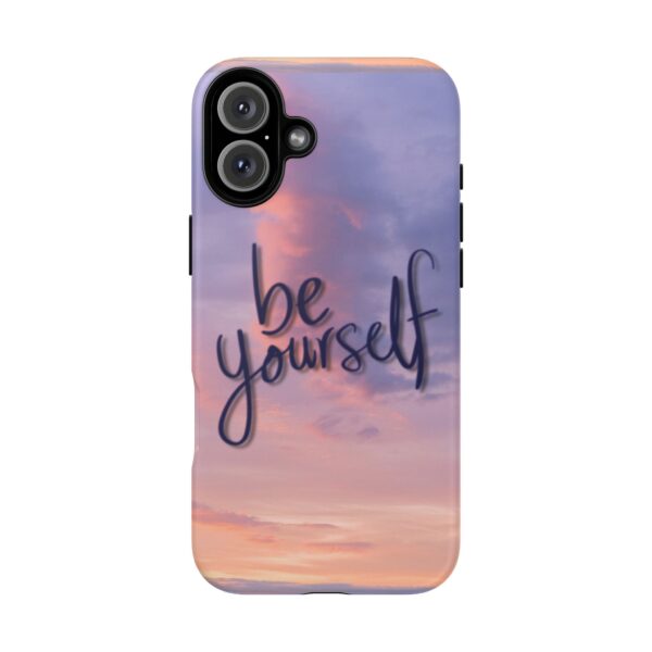 3637113656647163526_2048.jpeg Be Yourself Sunset Phone Case — Protective Tough iPhone Cover