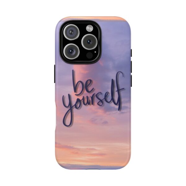 4474566472007109532_2048.jpeg Be Yourself Sunset Phone Case — Protective Tough iPhone Cover