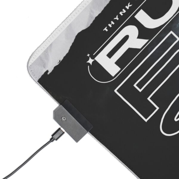 LED Gaming Mouse Pad — Run Fest 2026 RGB Desk Mat for Runners & amp; Gamers