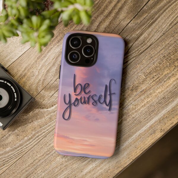 6636780315705850651_2048.jpeg Be Yourself Sunset Phone Case — Protective Tough iPhone Cover