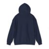 Small Blue Floral Crest Hoodie — Minimal Pocket Chest Design