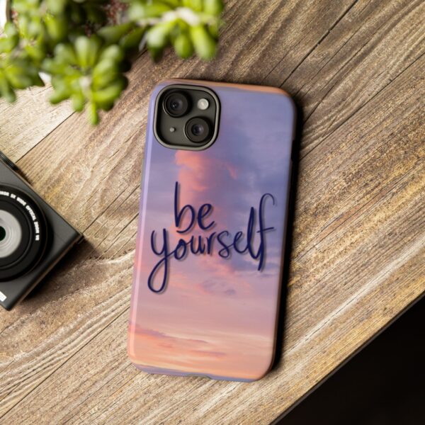 7727999982722939298_2048.jpeg Be Yourself Sunset Phone Case — Protective Tough iPhone Cover