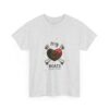 T-Shirt — “My Heart Beats for You” Romantic Skull; Rose Graphic Tee