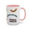 Affirmation Sticker Style Mug Accent Coffee Mug | Motivational Positive Quotes