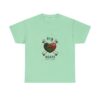 T-Shirt — “My Heart Beats for You” Romantic Skull; Rose Graphic Tee