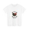 T-Shirt — “My Heart Beats for You” Romantic Skull; Rose Graphic Tee