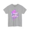 9491092869806366634_2048-1.jpeg Love Yourself Tee | watercolor pink purple script design