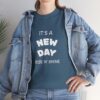 New Day Rise N' Shine T‑Shirt — Positive Morning Quote Graphic Tee