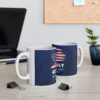 4th of July Independence Day 250th Anniversary Mug — Patriotic American Flag Coffee Cup (11oz)