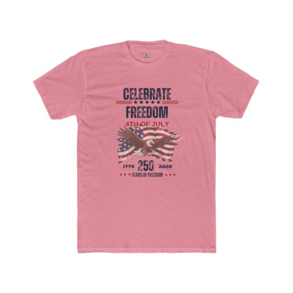 788821941078139686_2048.jpeg Celebrate Freedom 4th of July T-Shirt — 250 Years Patriotic Eagle Tee