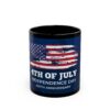 4th of July Independence Day Coffee Mug — Patriotic American Flag 250th Anniversary