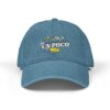 13097996215181353353_2048.jpeg Denim Baseball Cap — Embroidered "Un Poco" Sunset Design