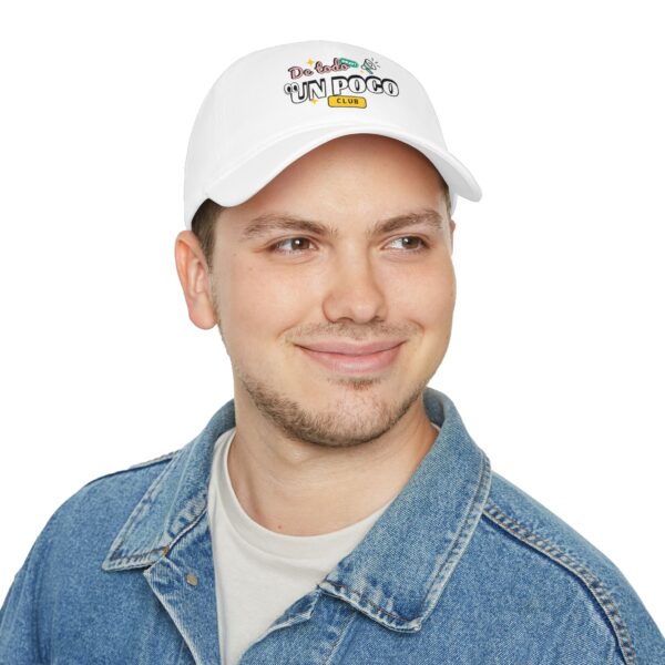 7853117143685558443_2048.jpeg Low Profile Baseball Cap – "De Todo Un Poco" Club Embroidered Cap
