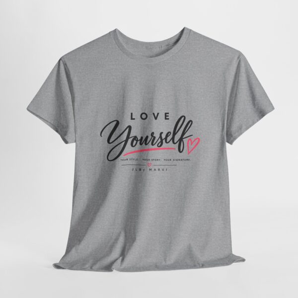 Love Yourself Women's Tee | Pink & Purple Inspiration Graphic T-Shirt
