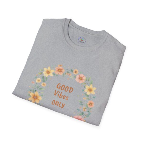 17464813539169388291_2048.jpeg Good Vibes Only Floral Tee | Positive Inspirational Women's T-Shirt