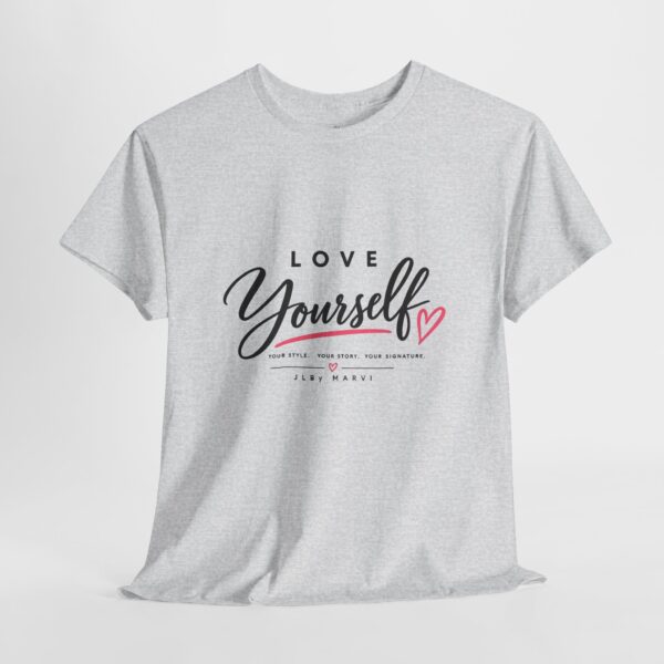 Love Yourself Women's Tee | Pink & Purple Inspiration Graphic T-Shirt