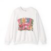Teacher Patchwork Sweatshirt | Faux Embroidery Teacher Gift | Floral Gingham Teacher Crewneck | Patched with Purpose