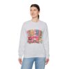 Teacher Patchwork Sweatshirt | Faux Embroidery Teacher Gift | Floral Gingham Teacher Crewneck | Patched with Purpose